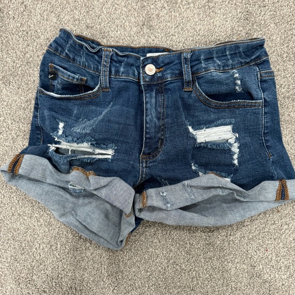 Kancan Denim Shorts - Picture 1 of 5